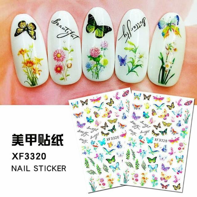 Hình dán Sticker dán móng tay Nail mẫu mới 2020