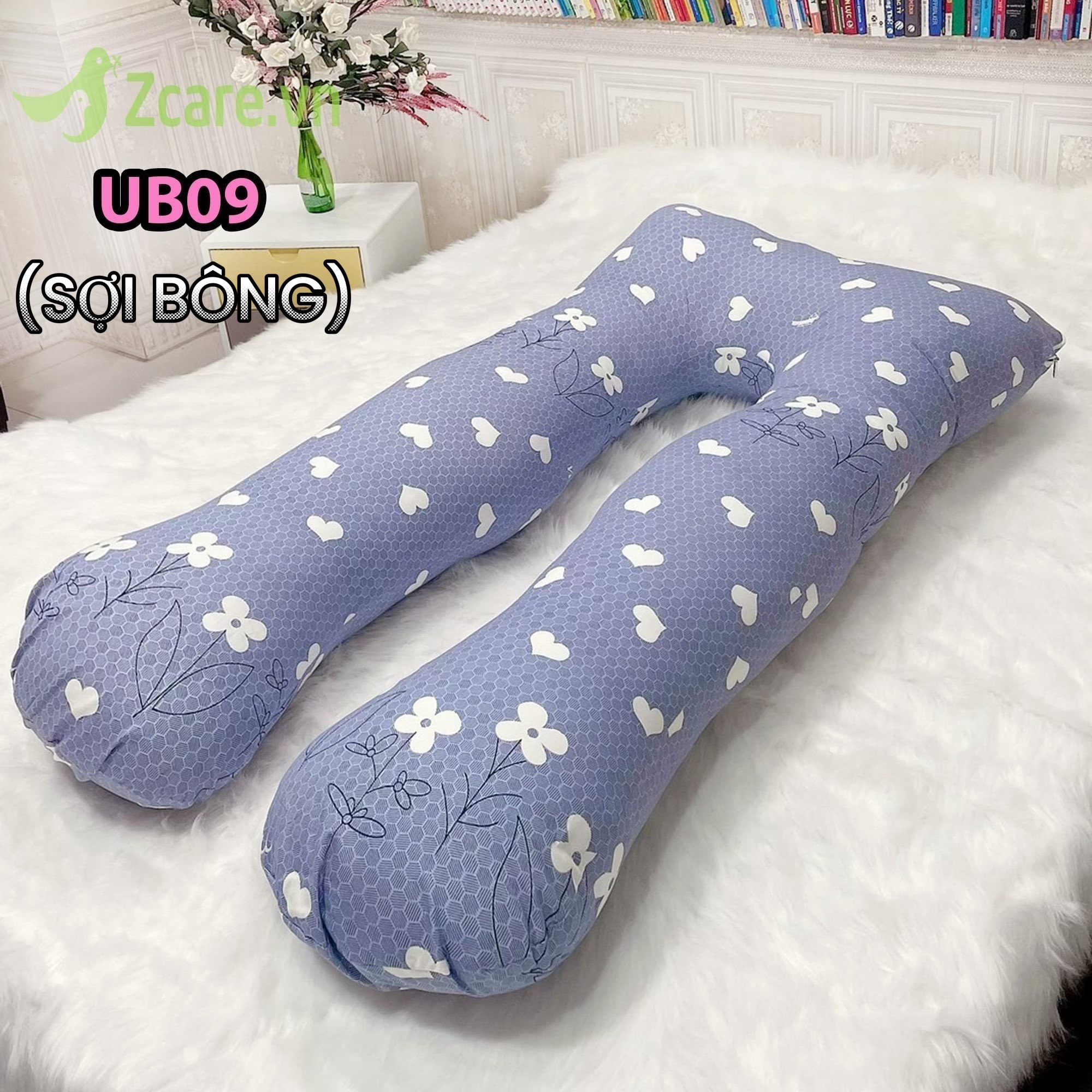 Vỏ gối ôm chữ U Zcare