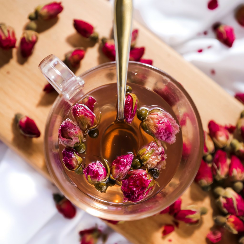 Nụ Hồng Sấy Khô dùng pha trà -  Rose Buds -