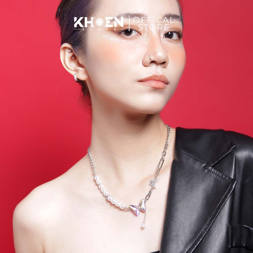 Vòng cổ Bướm đá - Titan - Khoen Store