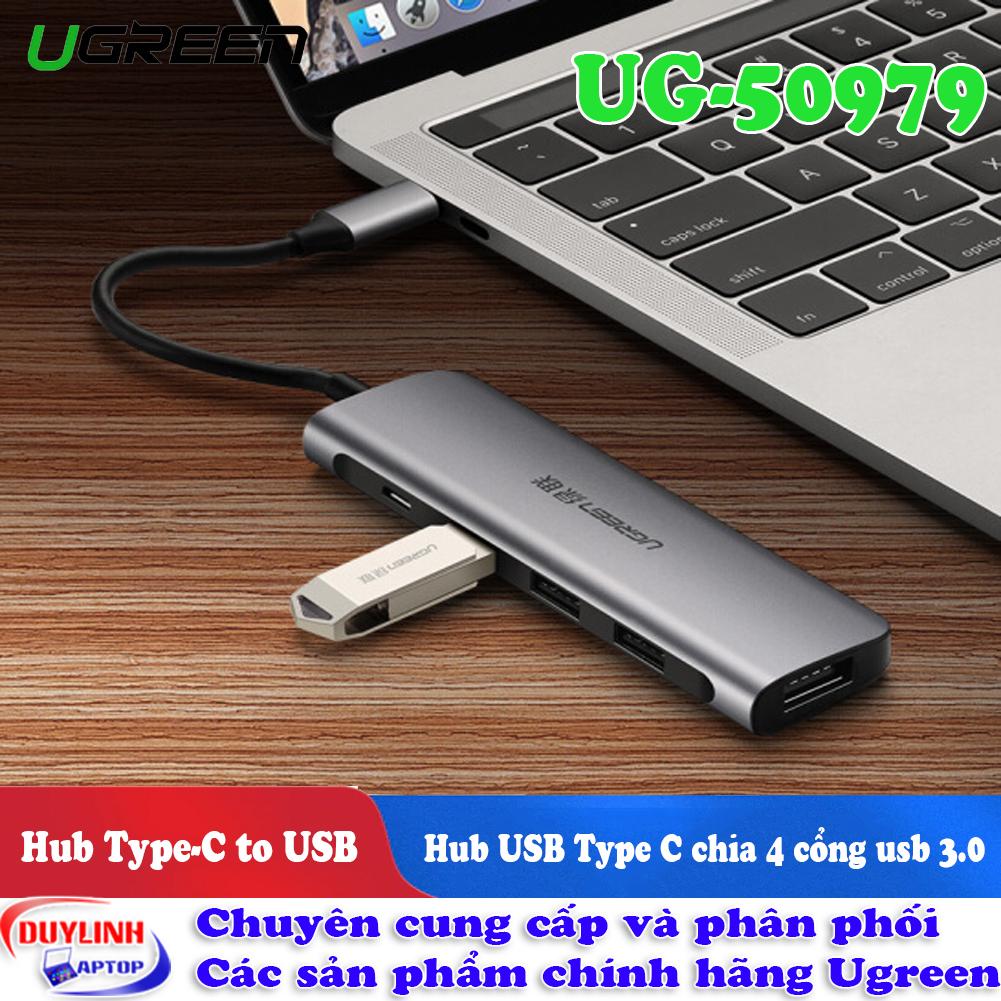 Hub USB Type C 3 cổng USB hãng UGREEN UG-50979