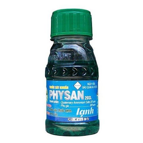 Phân bón physan 20sl chai 100ml - th uốc sát khuẩn lạnh đặc t rị thối nhũn, cháy bìa lá