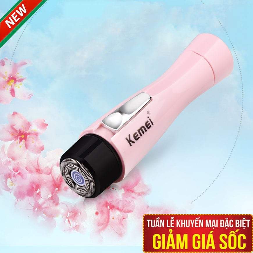 [HCM]Dụng Cụ Cạo Lông Máy triệt Lông Toàn Thân,May Triet Long Tai Nha Máy Triệt Lông Nách Tay Chân Vùng Bikini Kemei Đa Năng Nhanh Chóng Giúp Bạn Loại Bỏ Lông Tại Các Vùng Da Không Mong Muốn Một Cách Nhẹ Nhàng Bảo Hành Uy Tín 1