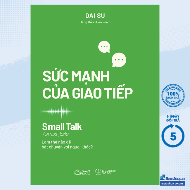 Sách - small talk - sức mạnh của giao tiếp - newshop