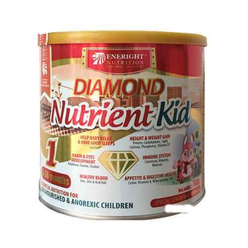Sữa bột Diamond Nutrient Kid 1 700 gr cho trẻ suy dinh dưỡng thấp còi