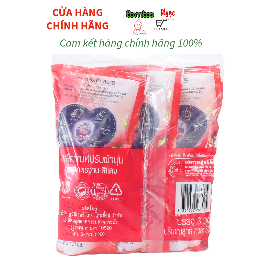 01 túi Nước xả vải Comfort 500ml Thái Lan