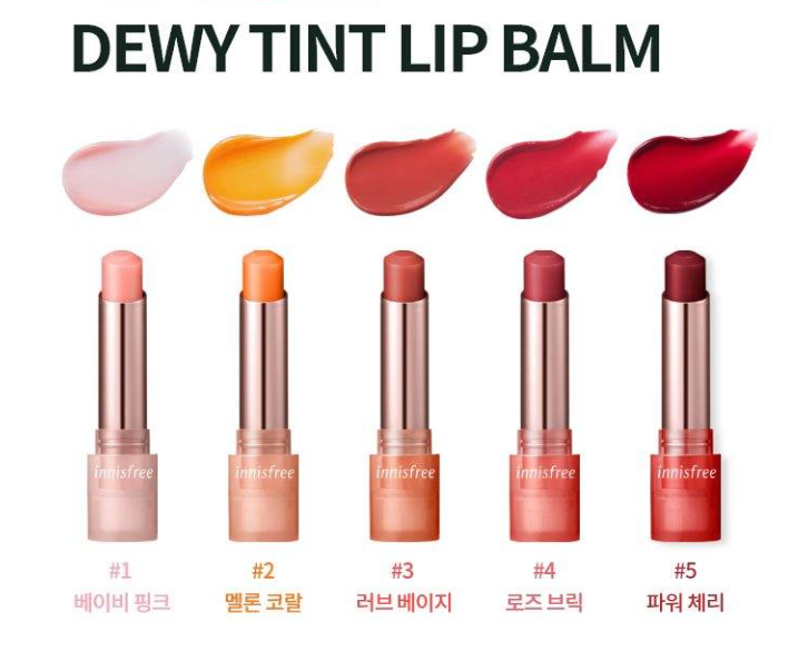 Son dưỡng INNISFREE DEWY TINT LIP BALM (đủ 5 màu)