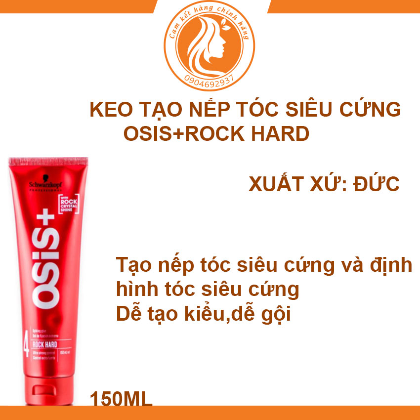 Kem tạo nếp tóc siêu cứng Rock Hard Osis