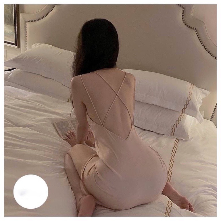 Váy ngủ lụa mềm mại cao cấp , váy ngủ sexy (V01)