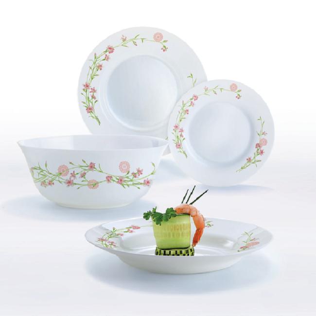 Bộ 6 Chén thủy tinh Luminarc Romance Pink 12cm