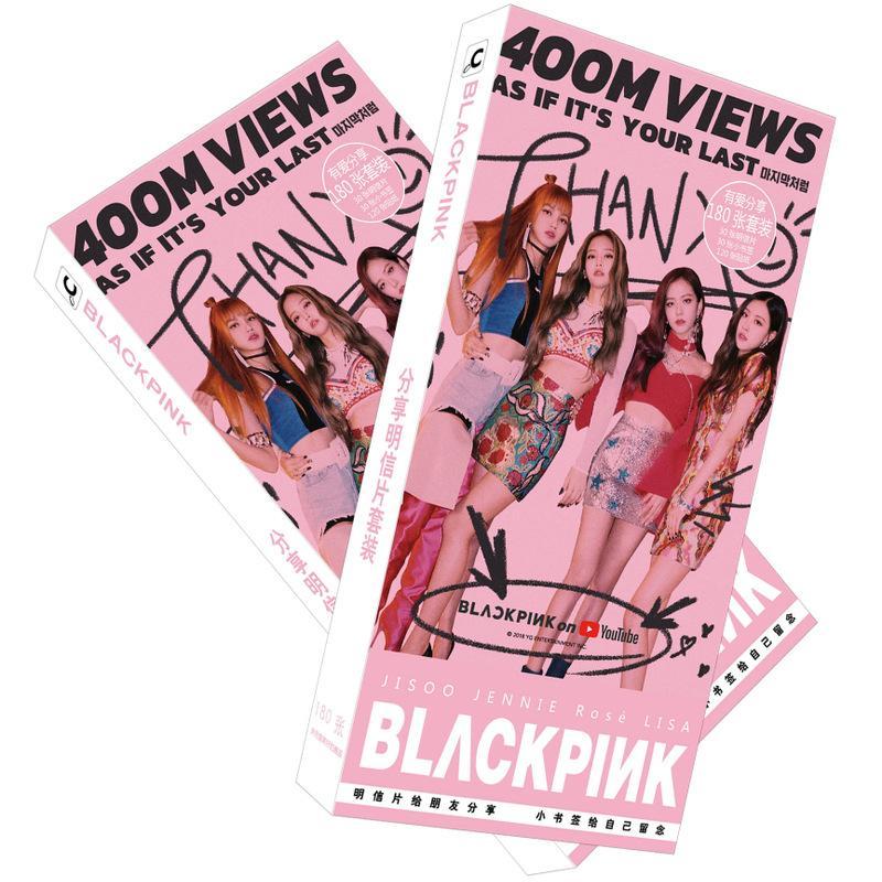 Postcard BLACK PINK (30 Postcard + 30 Lomo + 120 Hình Dán)