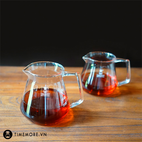 [CHÍNH HÃNG] Bình thuỷ tinh phục vụ cafe Timemore - 600ml