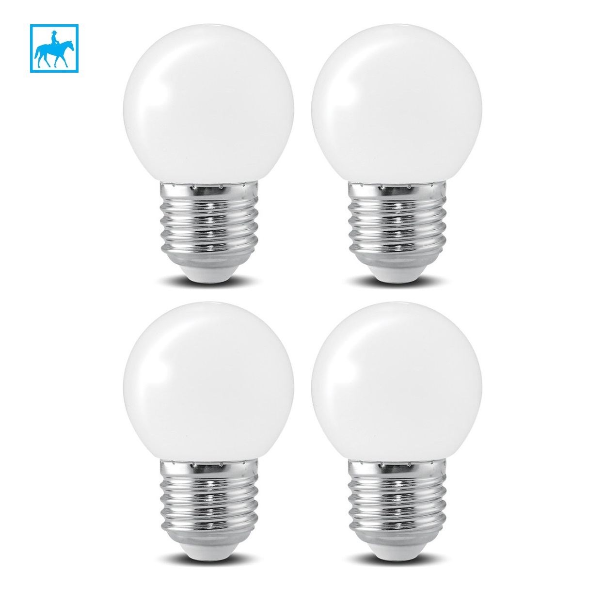 Bộ 4 Đèn LED Bulb 1W trang trí E27 Daylight