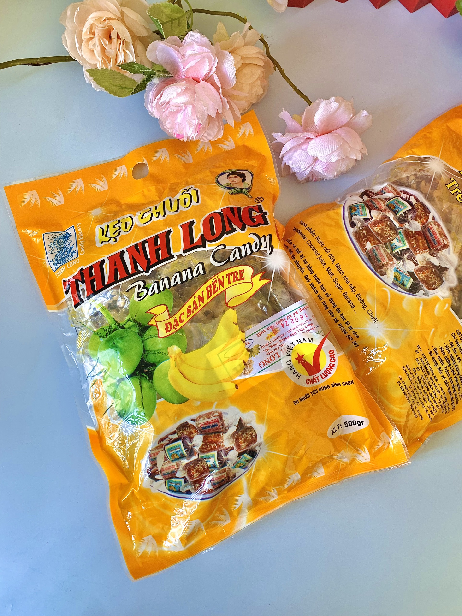 Kẹo Chuối Thanh Long 500G