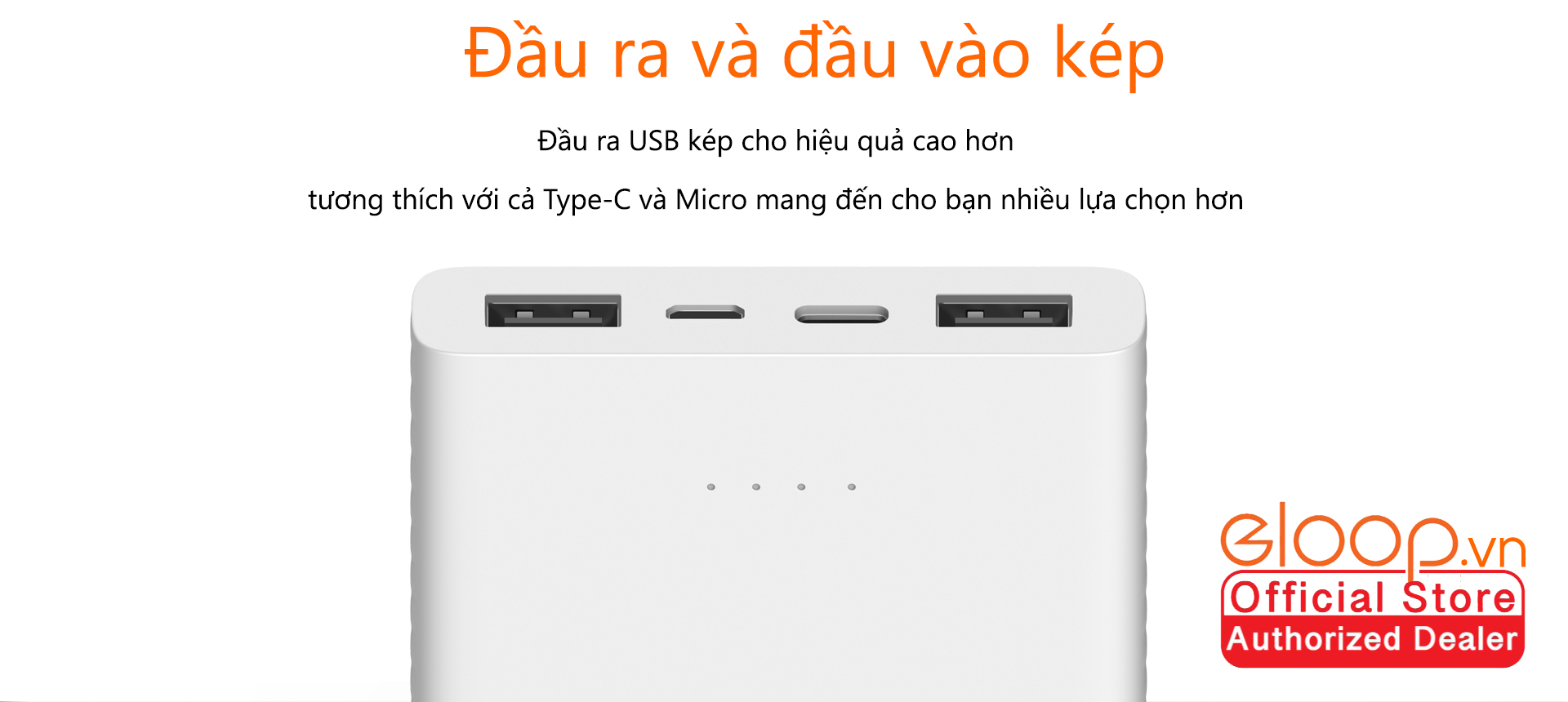 Pin Sạc Dự Phòng ELOOP E41 10.000mAh - Hãng Phân Phối Chính Thức