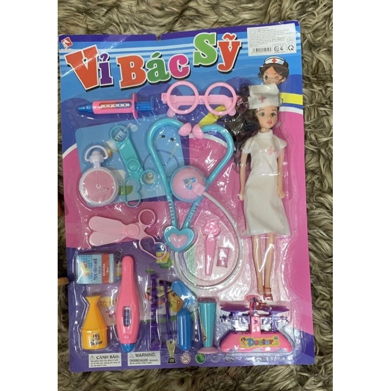 Đồ Chơi Vỉ Bác Sĩ Có Búp Bê Loại To
