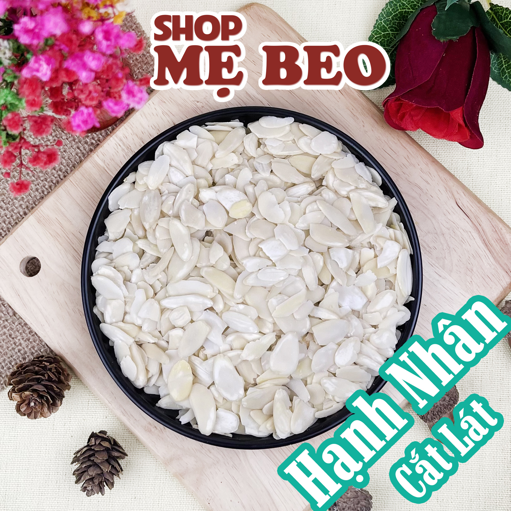 Hạt Hạnh Hạnh Nhân Nhập Khẩu Shop Mẹ Beo