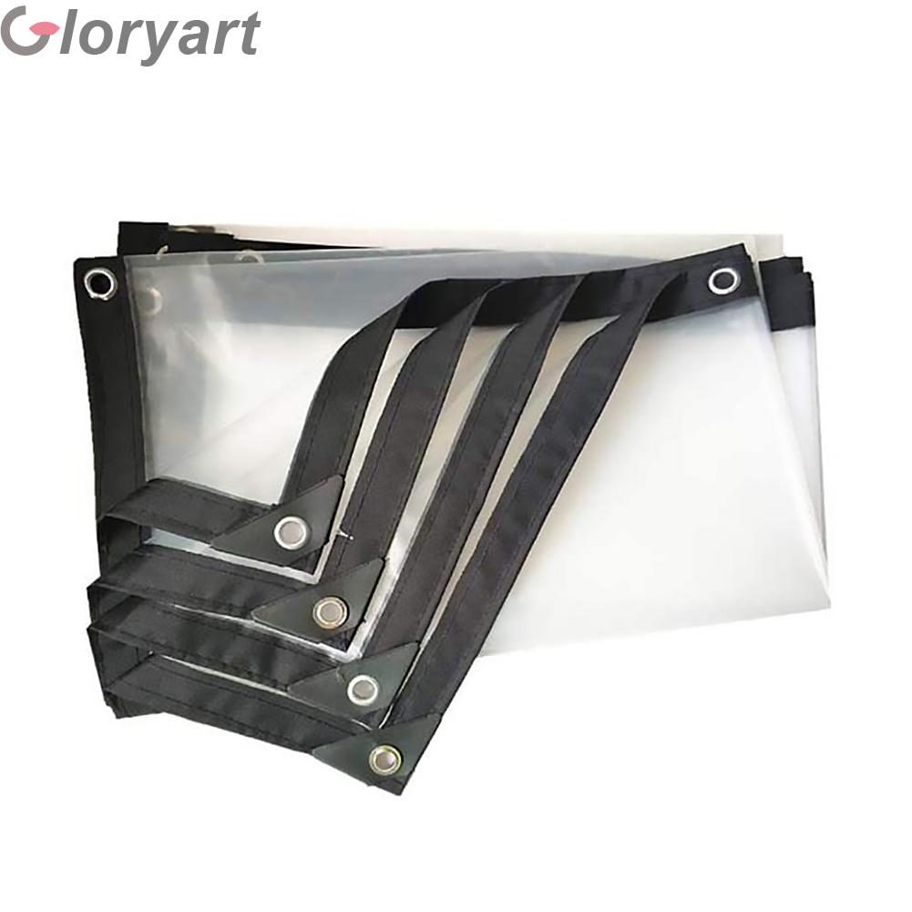 Transparent Garden Plants Rainproof Shelter Cover Tarpaulin Film for Patio Outdoor Balcony