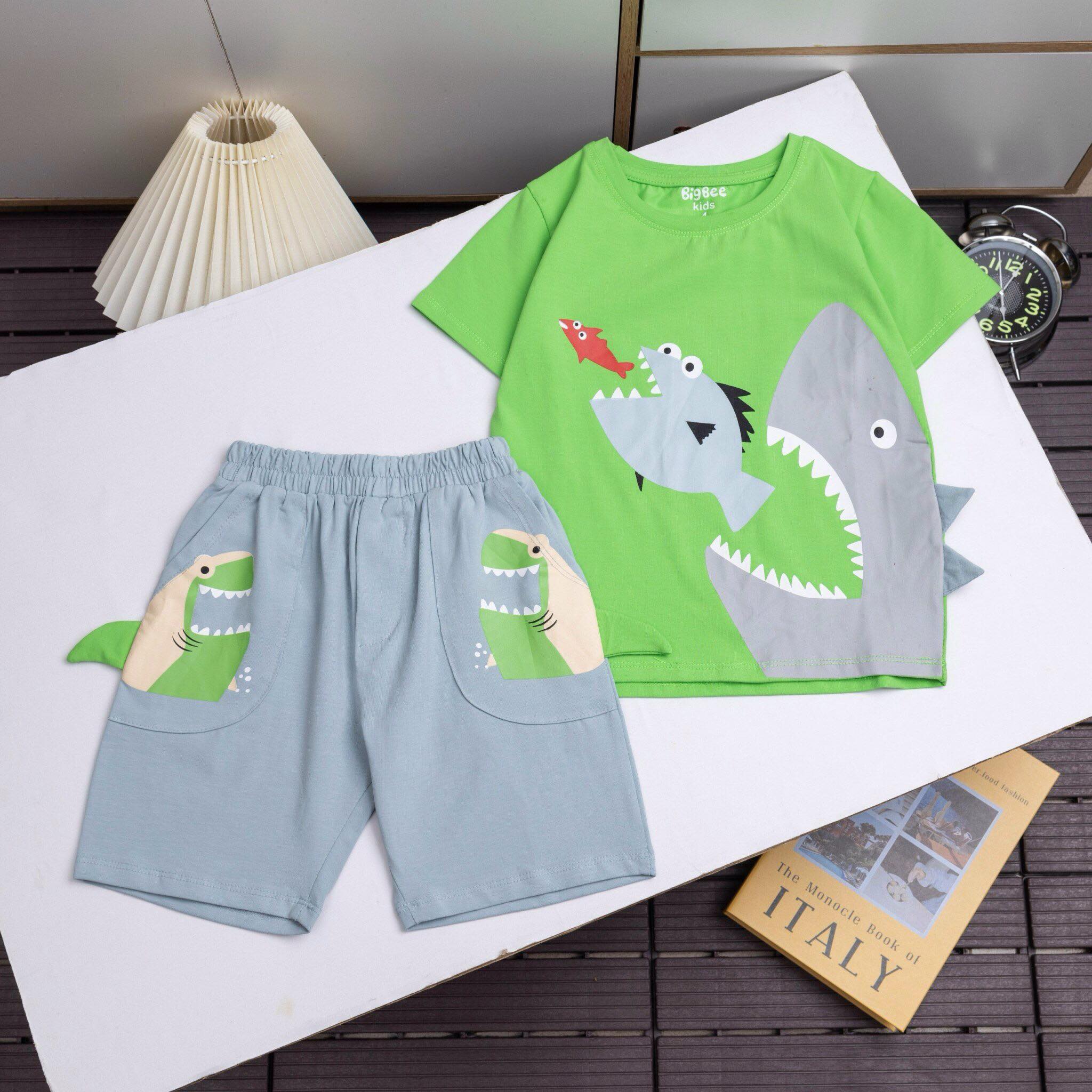 Bộ thun thú bé trai size 10-20kg