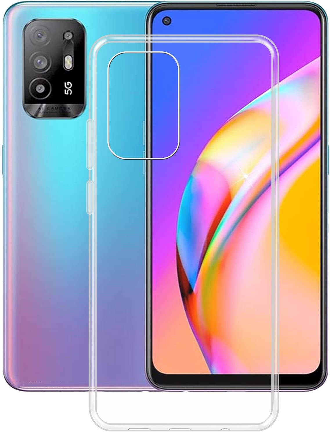 Ốp dẻo trong suốt cho Oppo A95 (Hàng loại A)