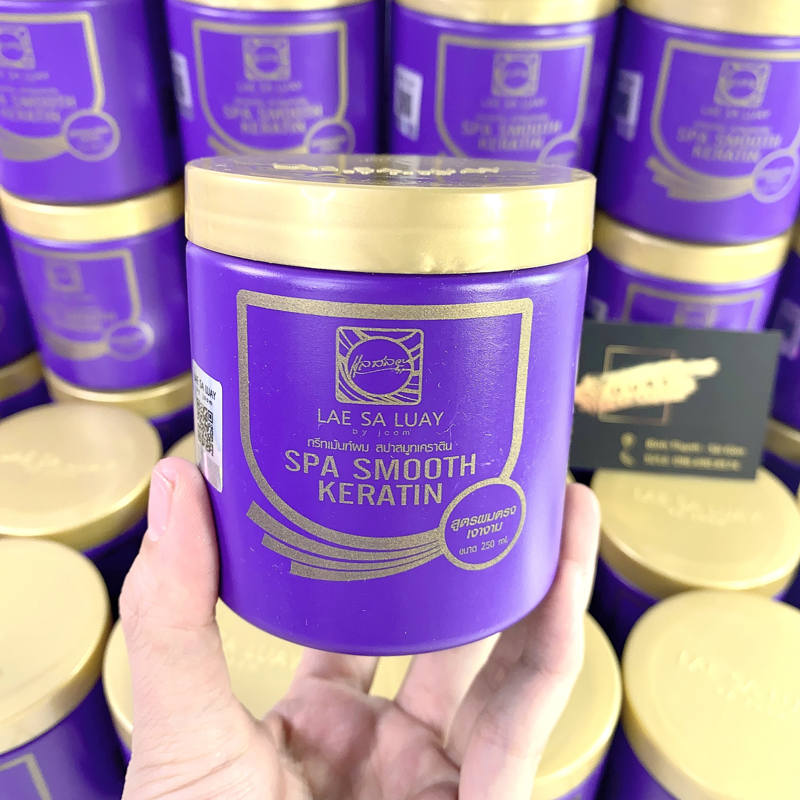 Kem Ủ Tóc Thái Lan Lae Sa Luay Spa Smooth Keratin 250ml