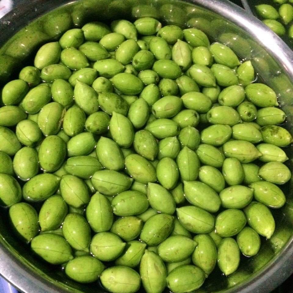 Cà na thái đập dập xốc muối ớt bịch 500g