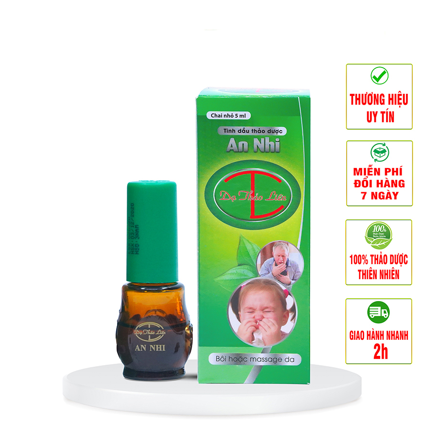 Tinh dầu Thảo Dược An Nhi Dạ Thảo Liên - Chuyên trị viêm, dị ứng hô hấp, ngứa mũi, ngứa họng