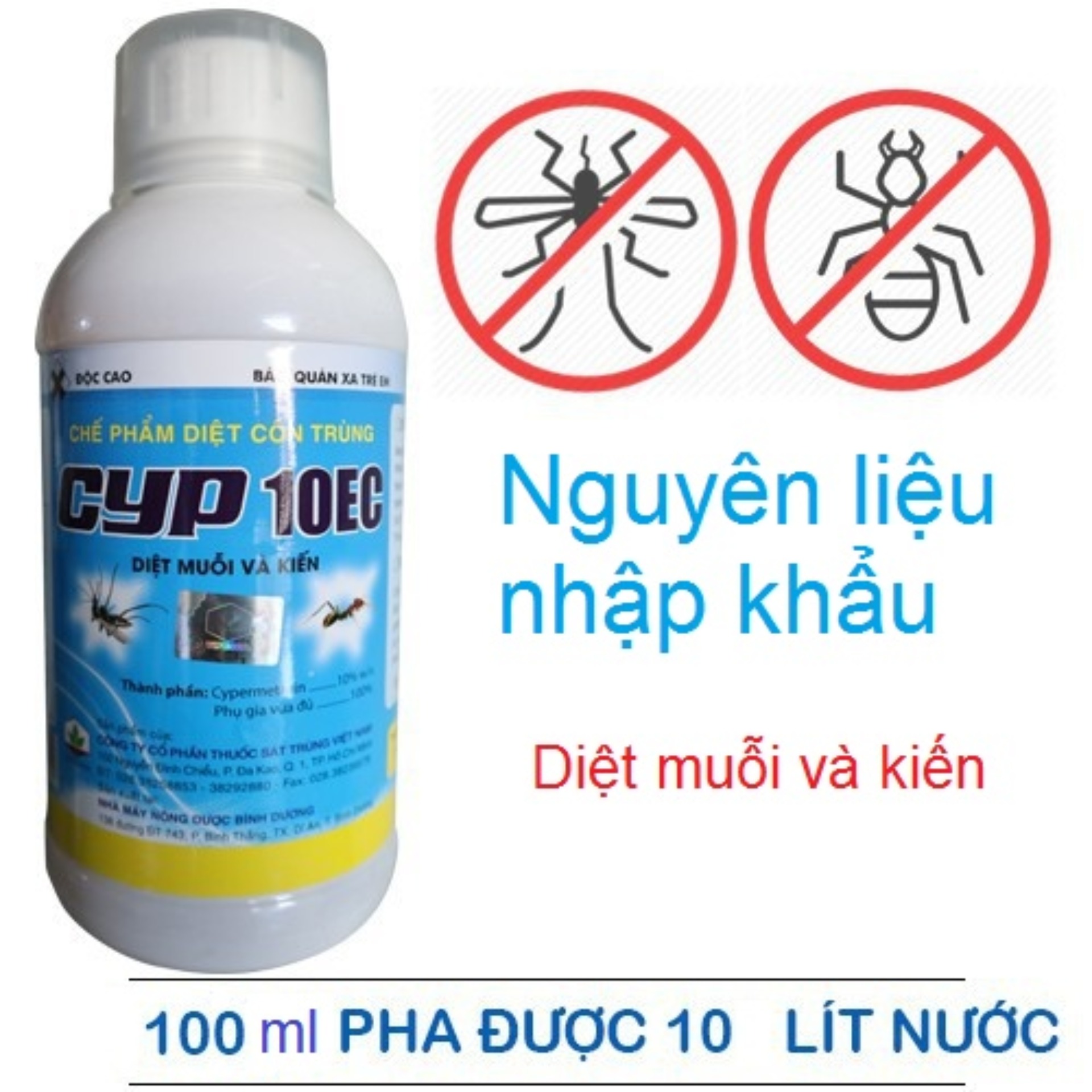 Thuốc diệt muỗi và kiến CYP 10ec thuốc xịt muỗi y tế diệt muỗi kiến gián hiệu quả diệt muỗi trong nhà và bên ngoài môi trường thành phần cúc tổng hợp