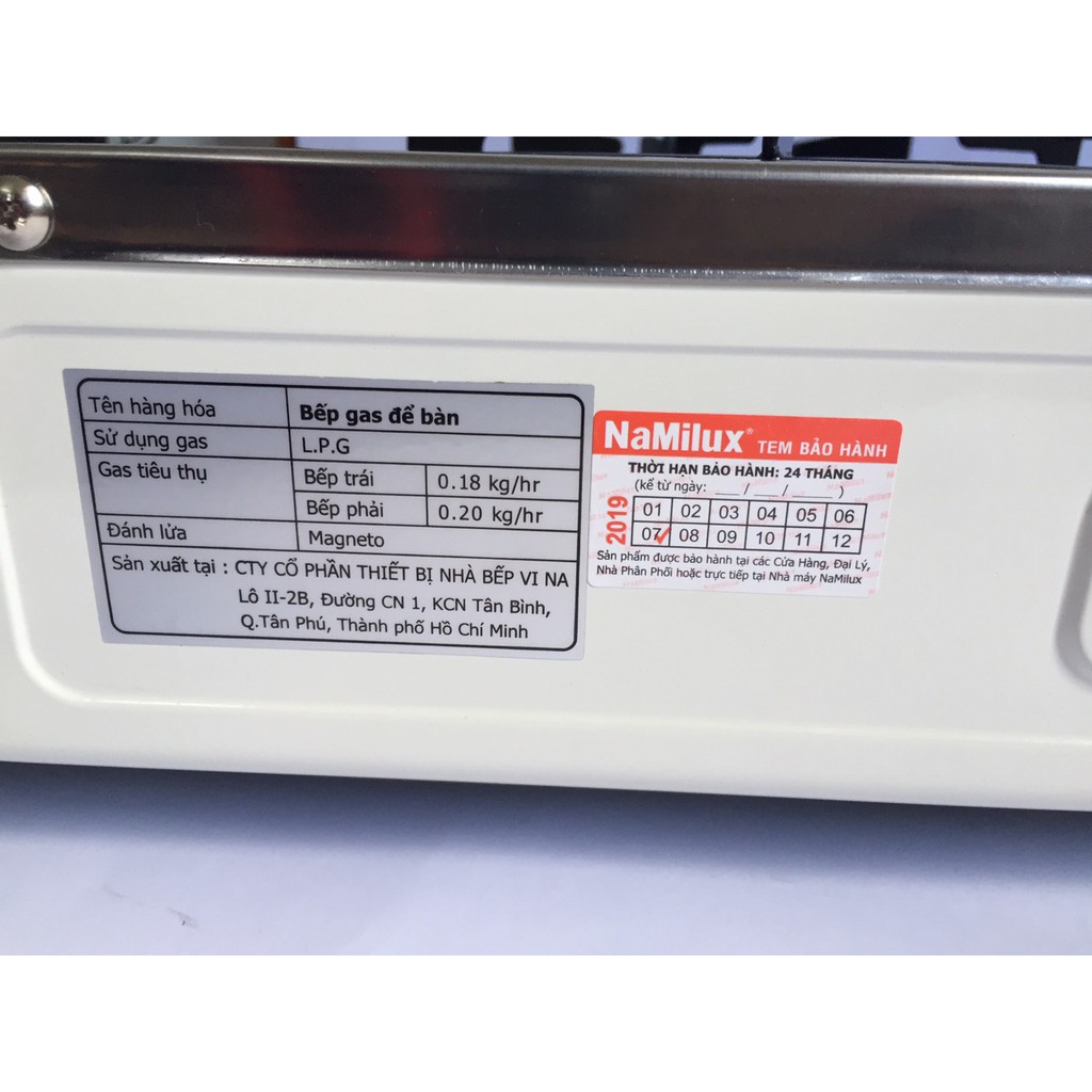 Bếp ga Namilux NA 606 A S M