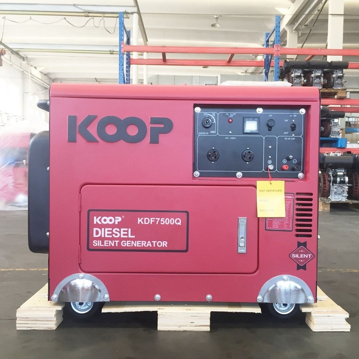 Máy Phát Điện Chạy Dầu 5kVA Koop KDF7500Q