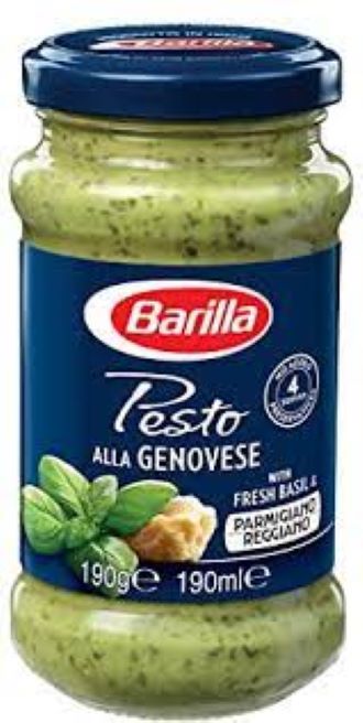 Sốt pesto phomai húng quế genovese con basilico italiano barilla 190ml