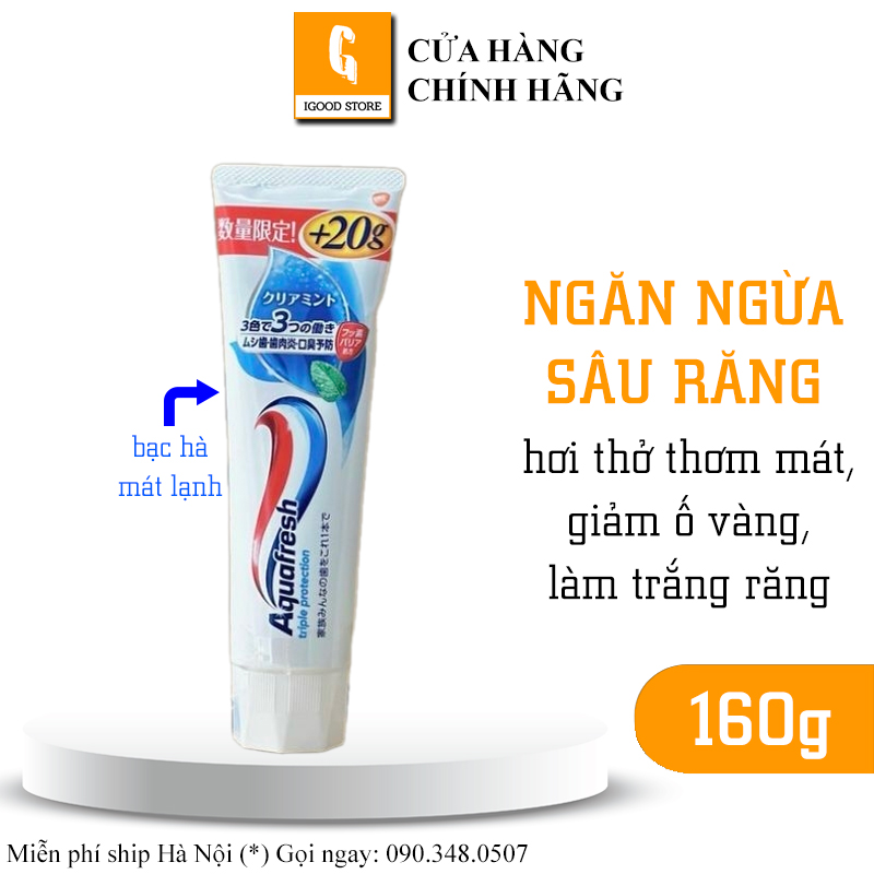Kem đánh răng Aquafresh Nhật Bản