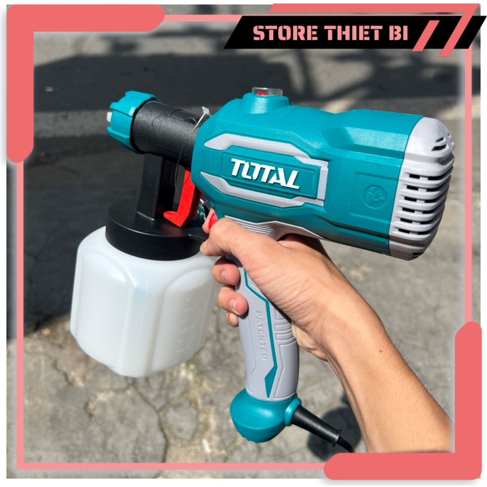 Máy phun sơn cầm tay 450w total / tt3506 / không dùng sơn nước