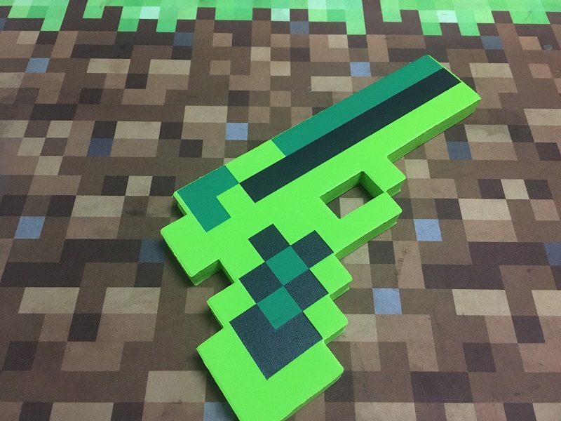 [HCM]Đồ chơi minecraft Sung lục xanh lá