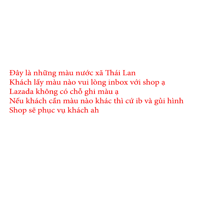 10 dây Nước xả vải Hygiene Thái Lan 12goi (10 màu)