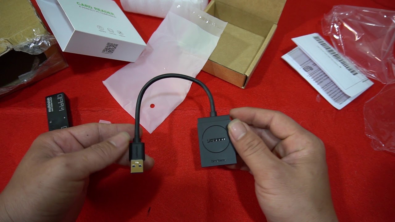 Đầu đọc thẻ nhớ TF/SD USB 3.0 Ugreen 20250