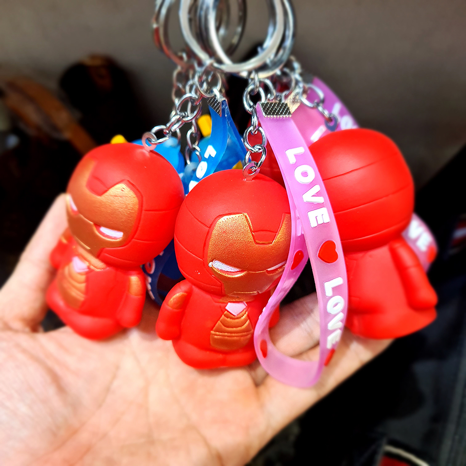 ( NGẪU NHIÊN ) Móc gắn chìa khóa AVENGER siêu cute