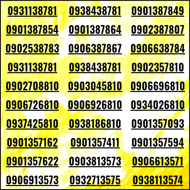 [HCM]Sim mobifone đầu 09 số đẹp phong thủy