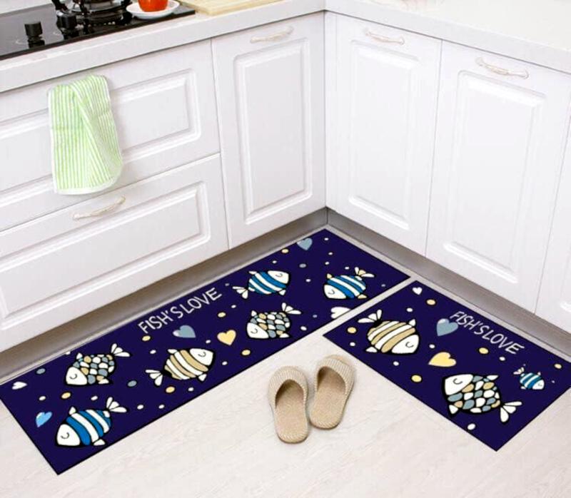 [BỘ 2 THẢM] Bộ 02 thảm nhà bếp cao cấp (40 x 60 và 40 x 120 cm)