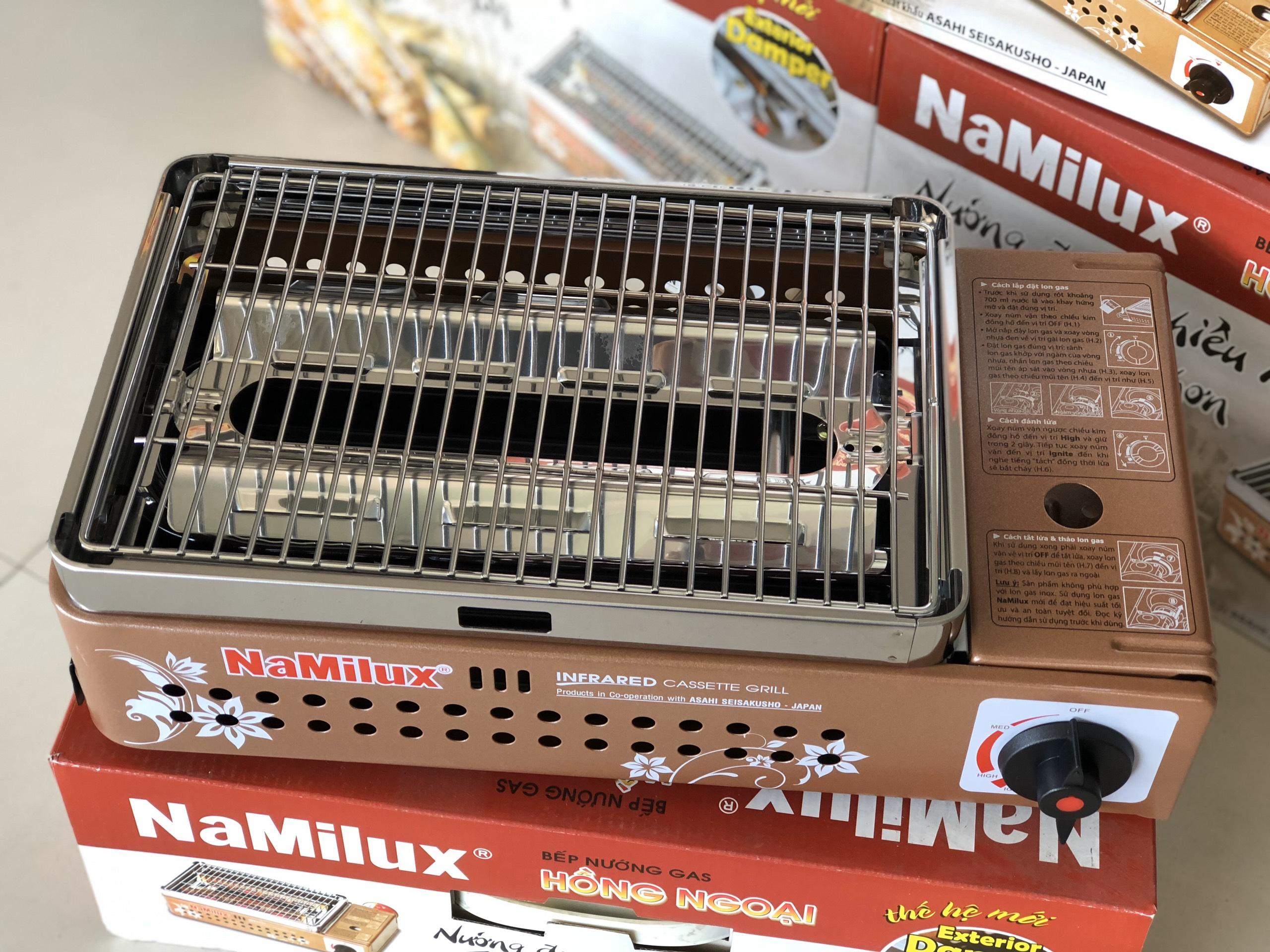 Bếp nướng gas hồng ngoại Namilux thế hệ mới
