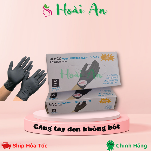Găng tay đen y tế không bột