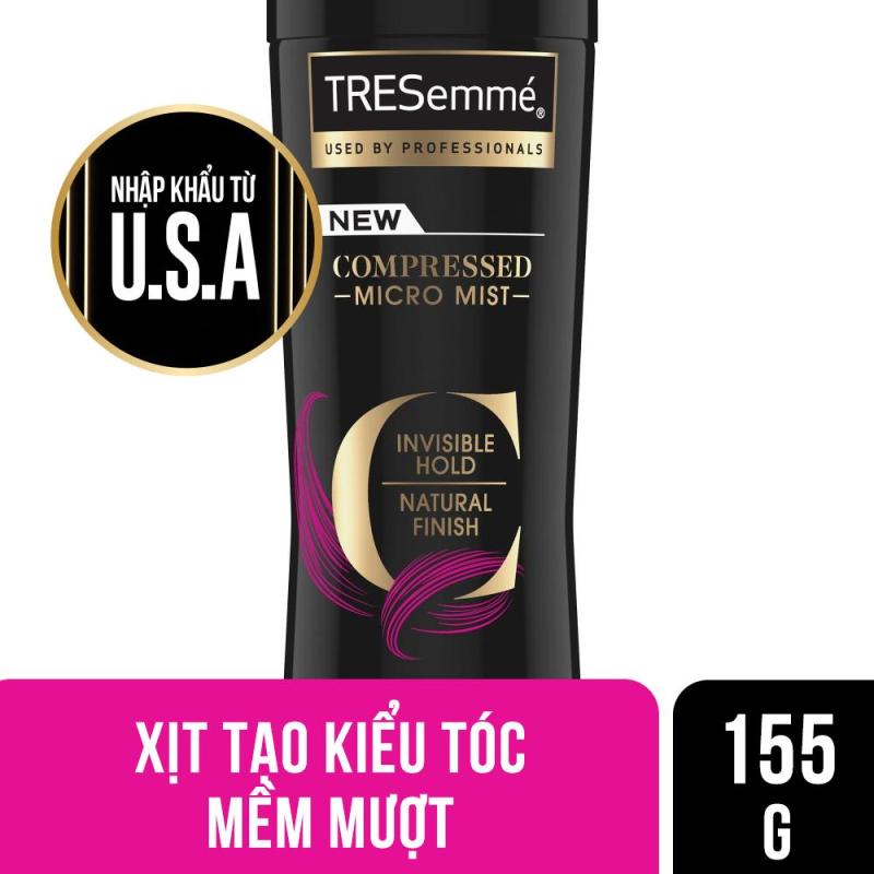 Xịt tạo kiểu tóc vào nếp mềm mượt TRESemme Compressed Micro Mist 155g giá rẻ