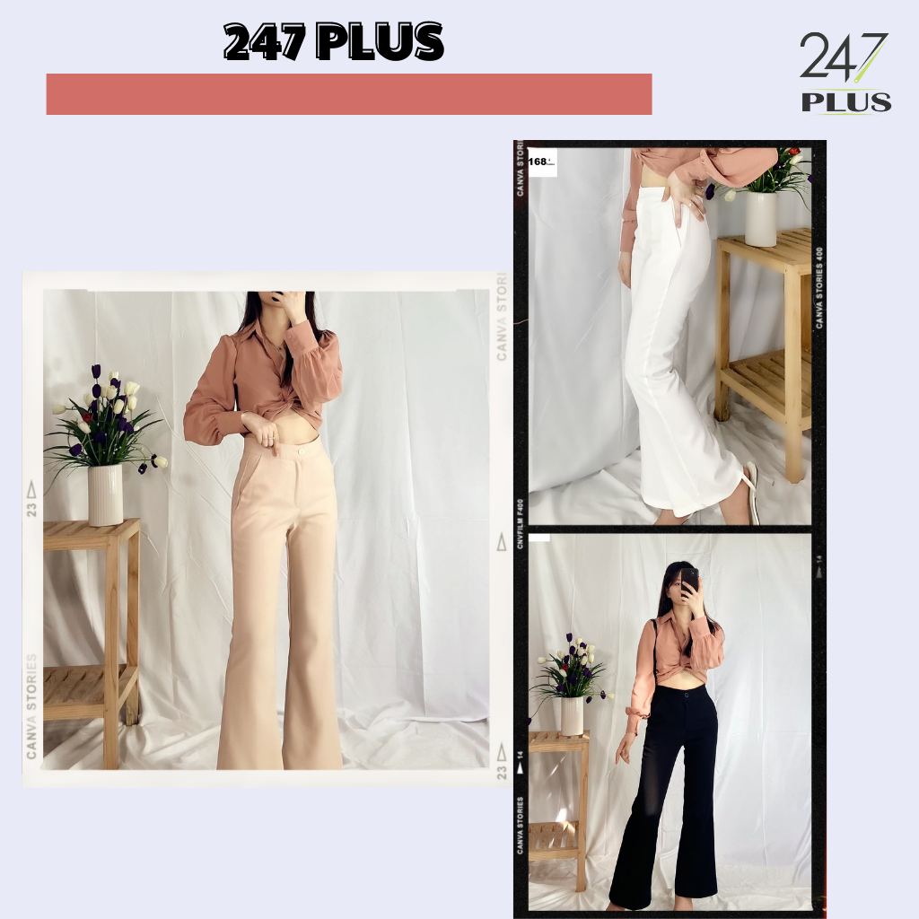 Quần Tây Công Sở Ống Loe 247PLus