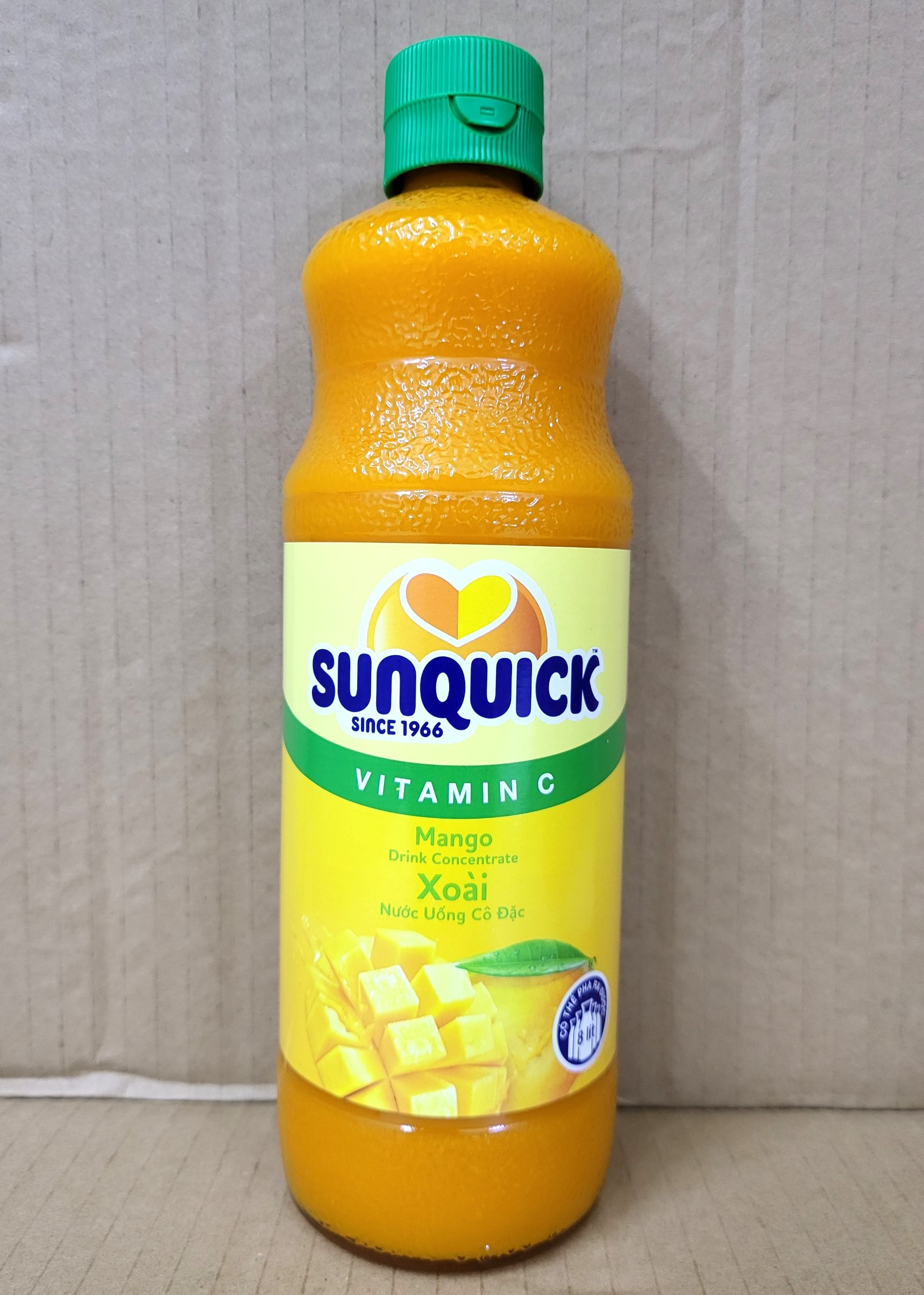 [Chai 800ml – XOÀI] NƯỚC ÉP TRÁI CÂY CÔ ĐẶC [Malaysia] SUNQUICK Mango Fruity and Refreshing