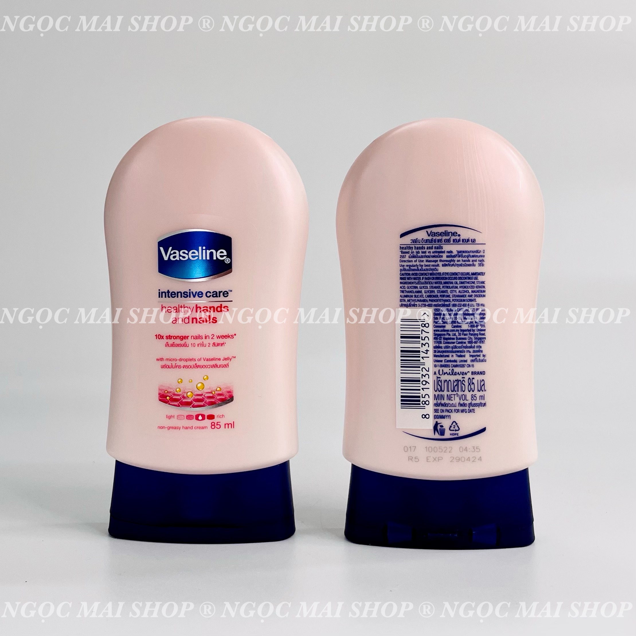 Kem Dưỡng Tay Móng Vaseline Thái Lan 85ml