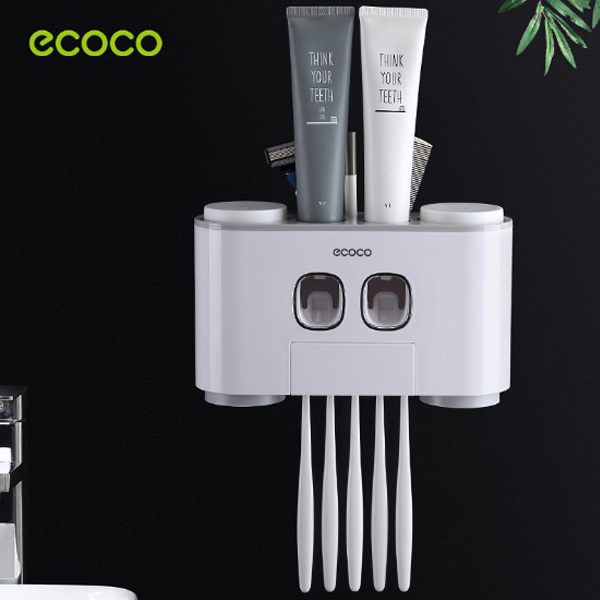 Kệ nhả kem tự động kèm để bàn chải đánh răng Ecoco-E1802