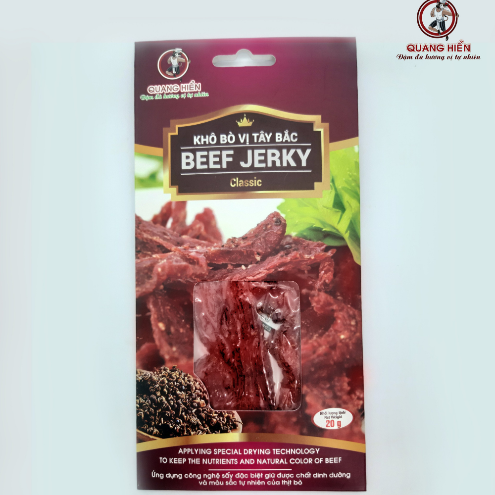Beef jerky khô bò tây bắc 20g