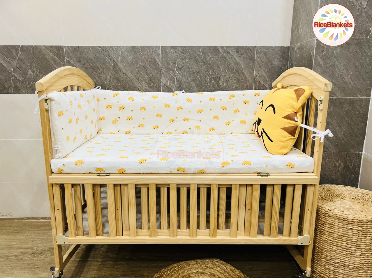 Set quây cũi mèo may mắn cho cũi đa năng ( may theo yêu cầu)