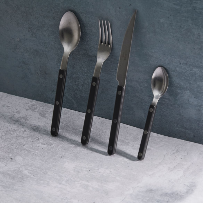 Dao, thìa, dĩa inox Sabre màu đen- BÁN LẺ