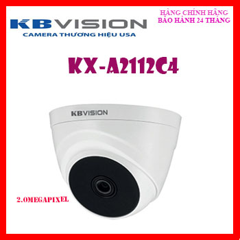 Camera kx-a2112c4 dome 4 in 1 hồng ngoại 2.0 megapixel kbvision
